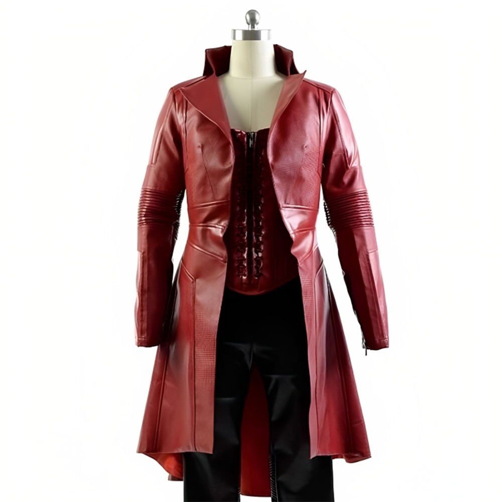 Captain America Civil War Elizabeth Olsen (Wanda Maximoff) Coat - Famous Jackets Captain America Civil War Elizabeth Olsen (Wanda Maximoff) Coat
