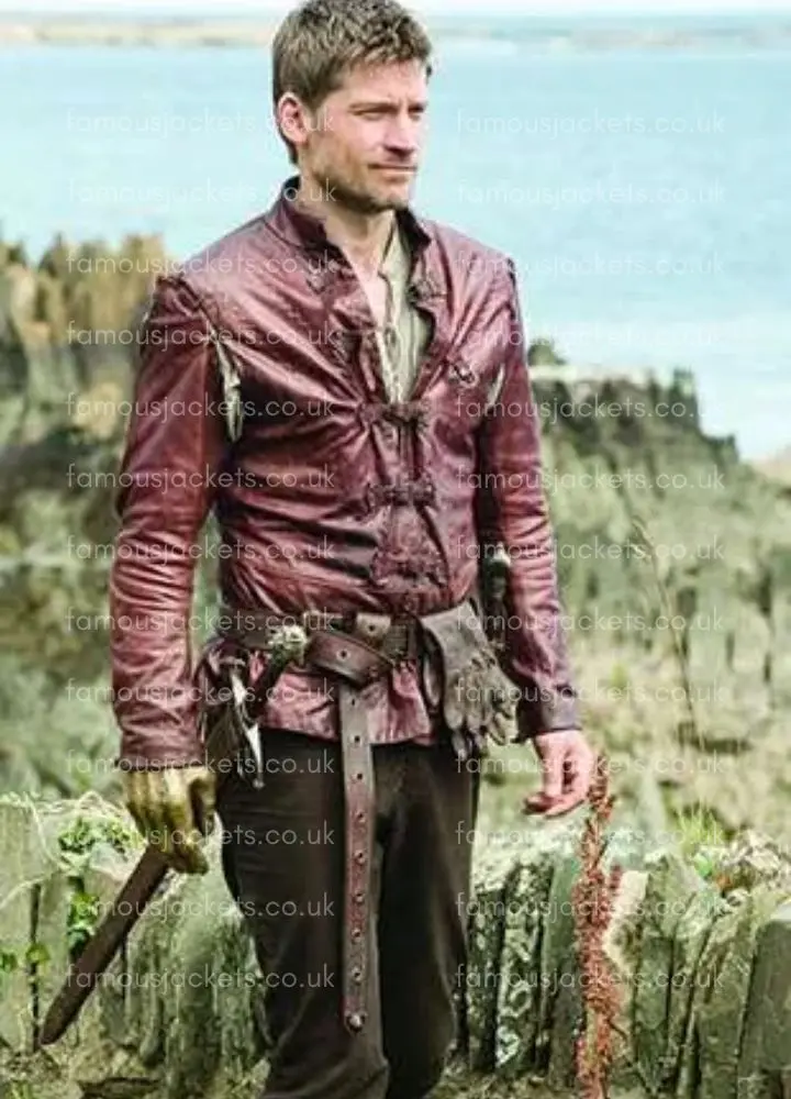 jaime-lannister-maroon-jacket - Famous Jackets