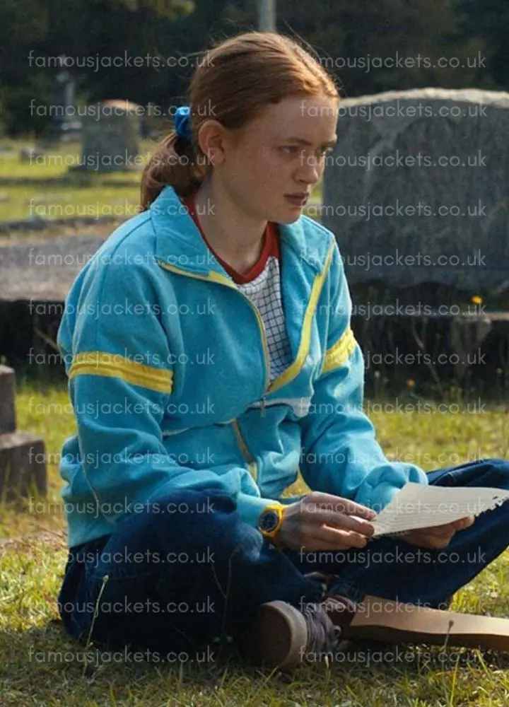 stranger-things-s04-blue-jacket - Famous Jackets