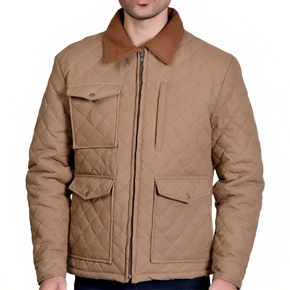 Yellowstone Season 4 Kevin Costner (John Dutton) Quilted Jacket - Famous Jackets Yellowstone Season 4 Kevin Costner (John Dutton) Quilted Jacket