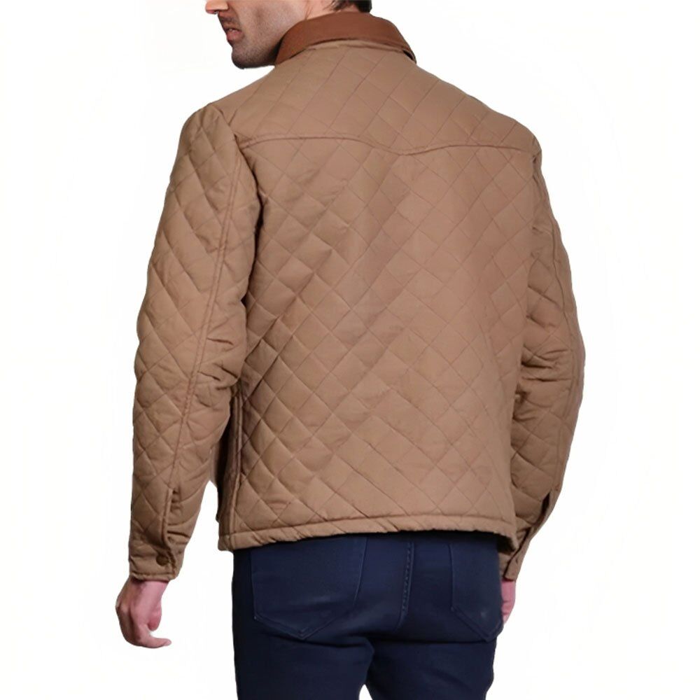 Yellowstone Season 4 Kevin Costner (John Dutton) Quilted Jacket2 - Famous Jackets Yellowstone Season 4 Kevin Costner (John Dutton) Quilted Jacket2