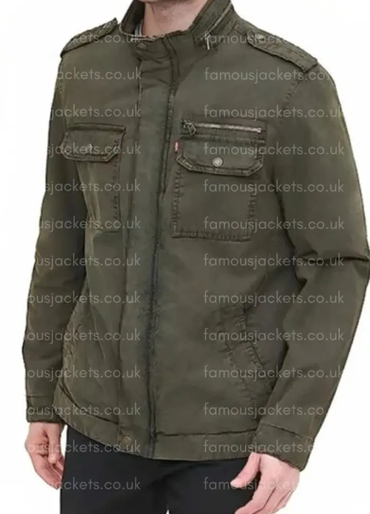 george-lasha-green-jacket - Famous Jackets george-lasha-green-jacket.webp