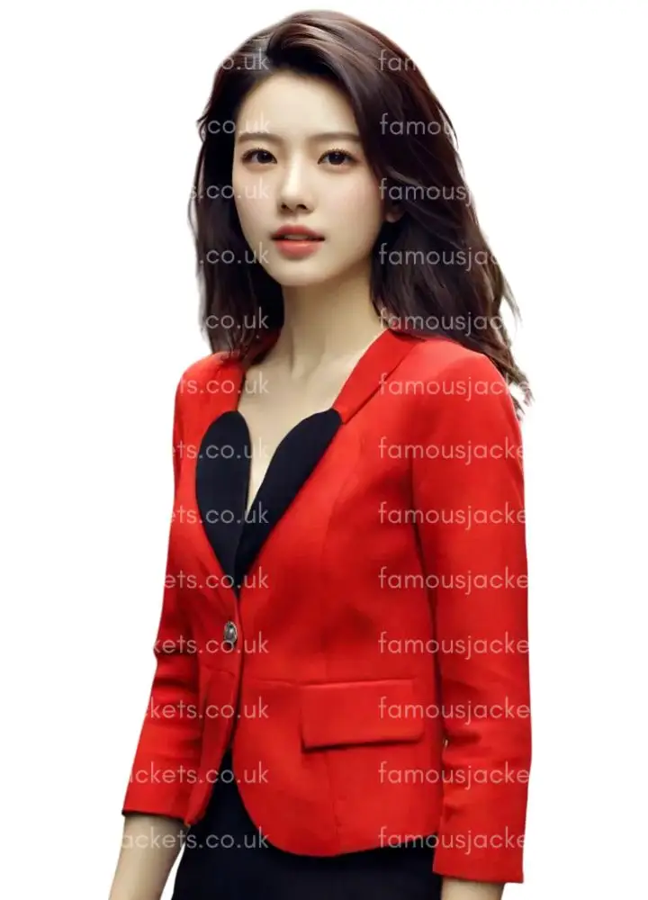 heart-shape-vivienne-red-blazer - Famous Jackets