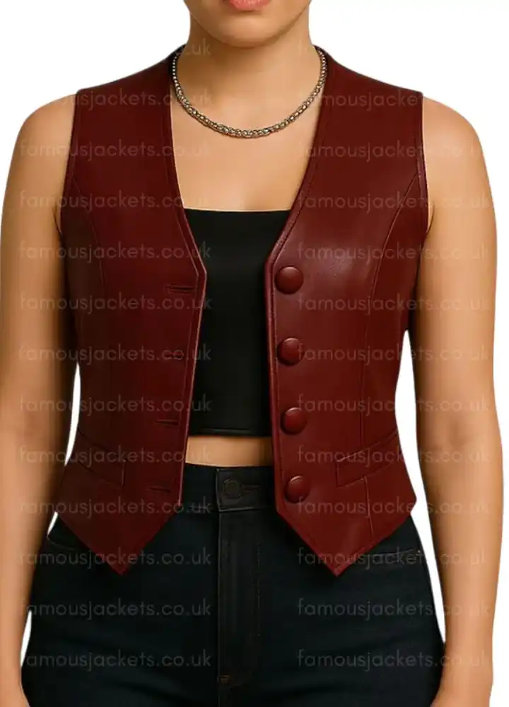 womens-burgundy-leather-vest - Famous Jackets womens-burgundy-leather-vest.webp