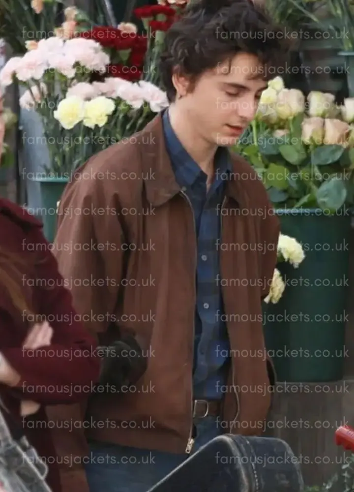 timothée-chalamet-brown-jacket - Famous Jackets timothee-chalamet-brown-jacket.webp