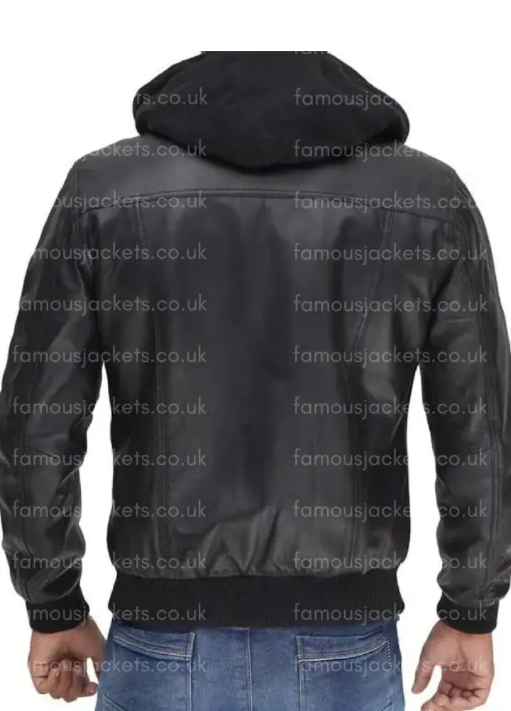 black-jacket-with-a-hoodie - Famous Jackets black-jacket-with-a-hoodie.webp