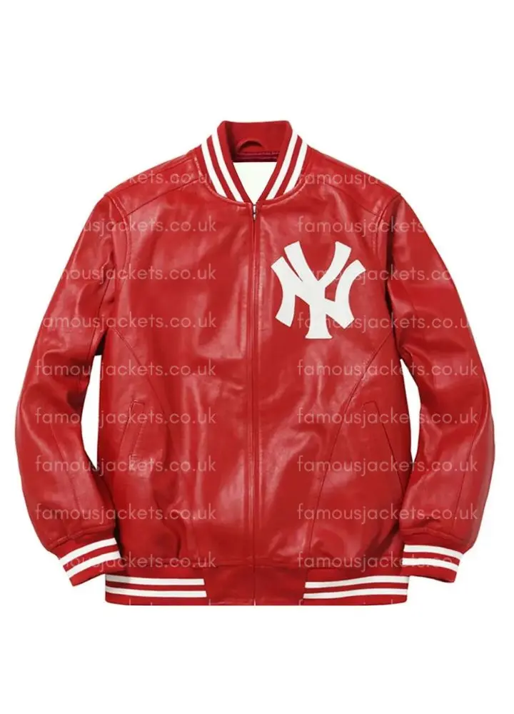 supreme-red-leather-jacket - Famous Jackets supreme-red-leather-jacket.webp