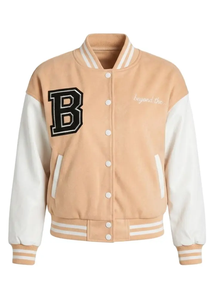 womens-beige-letterman-jacket - Famous Jackets womens-beige-letterman-jacket.webp