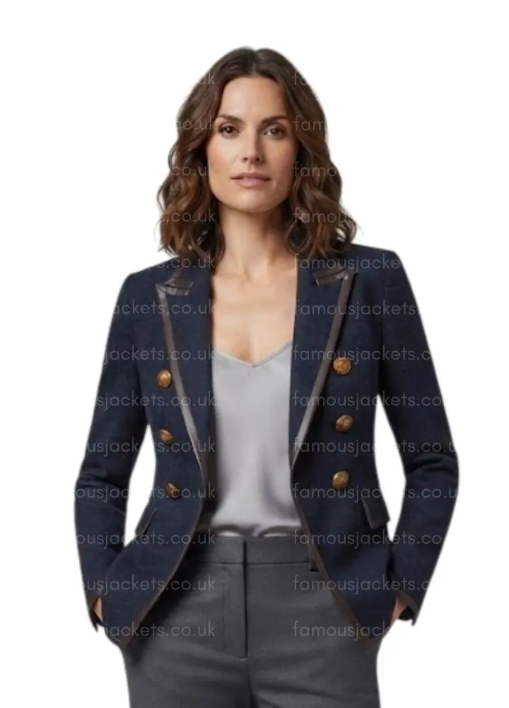 catherine-tate-blue-blazer - Famous Jackets catherine-tate-blue-blazer.webp