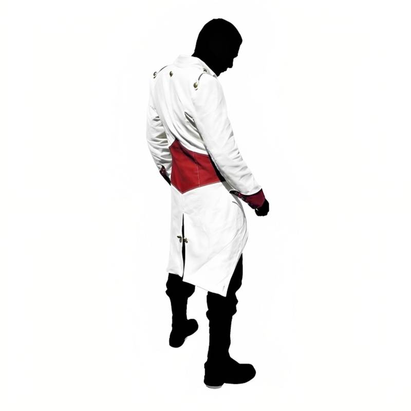 Assassin Creed Connor Kenway Red And White Hoodie Coat4 - Famous Jackets Assassin Creed Connor Kenway Red And White Hoodie Coat4