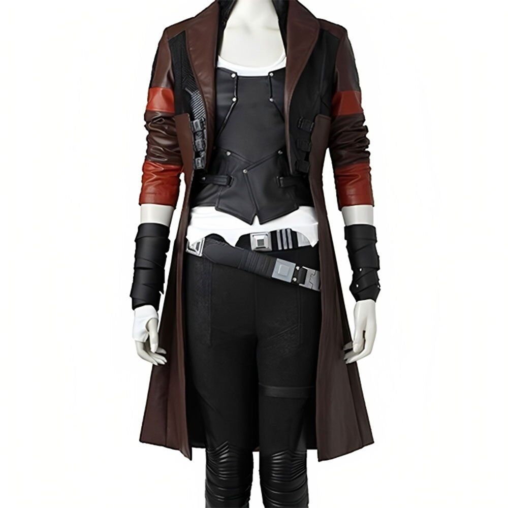 Guardians Of The Galaxy Zoe Saldana (Gamora) Coat - Famous Jackets Guardians Of The Galaxy Zoe Saldana (Gamora) Coat