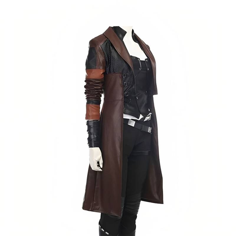 Guardians Of The Galaxy Zoe Saldana (Gamora) Coat3 - Famous Jackets Guardians Of The Galaxy Zoe Saldana (Gamora) Coat3