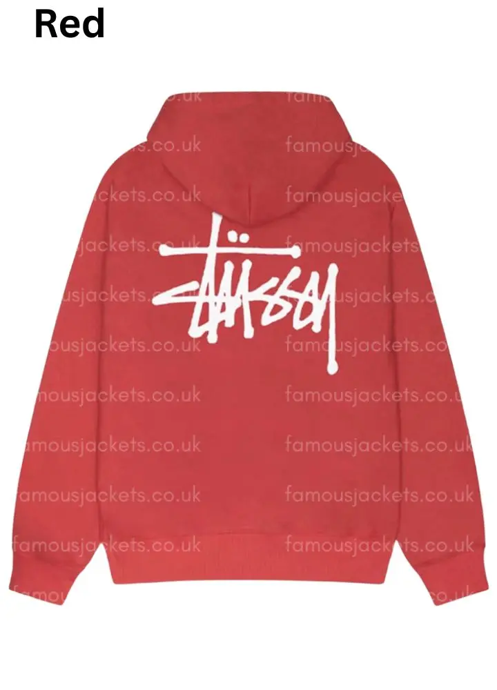 Red-Stussy-Pullover-Hoodie - Famous Jackets Red-Stussy-Pullover-Hoodie.webp