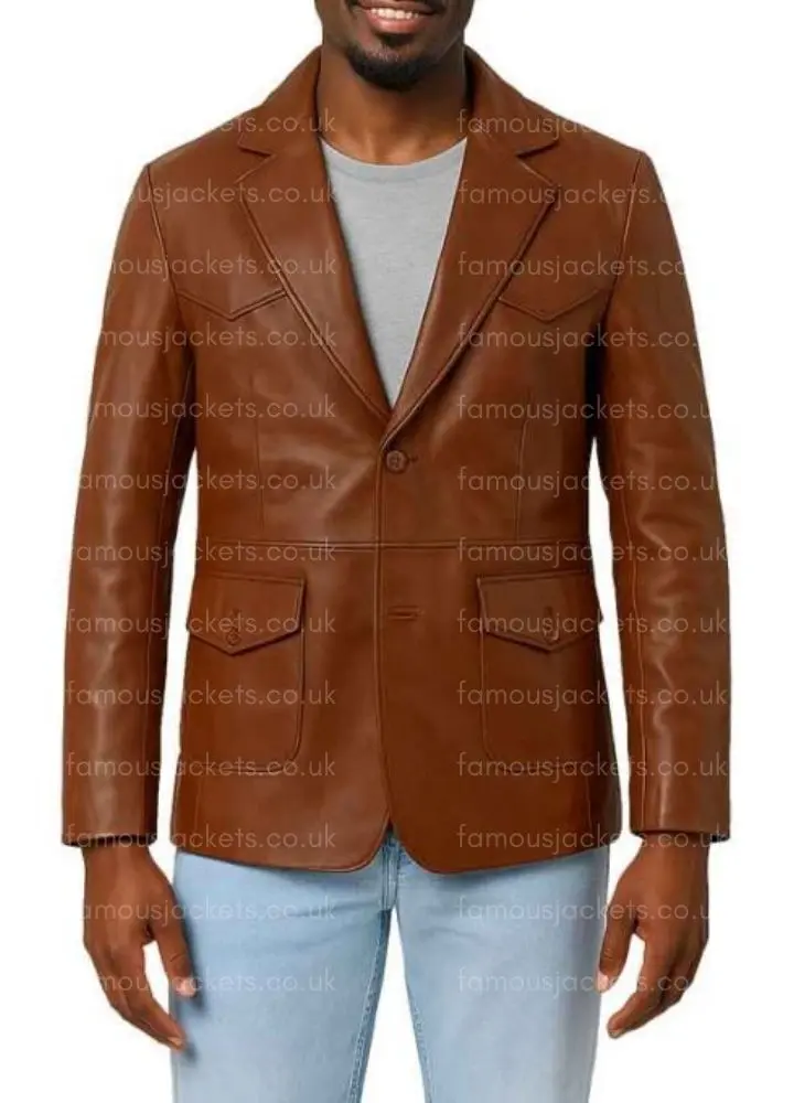mens-brown-leather-blazer - Famous Jackets mens-brown-leather-blazer.webp