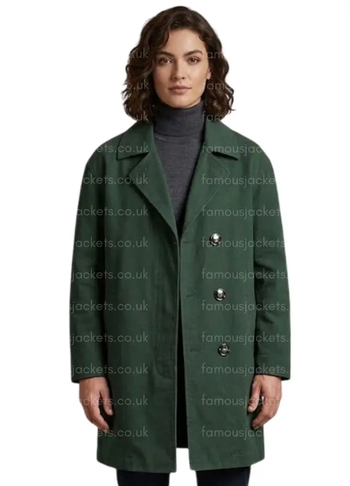 christine-tremarco-green-coat - Famous Jackets christine-tremarco-green-coat.webp