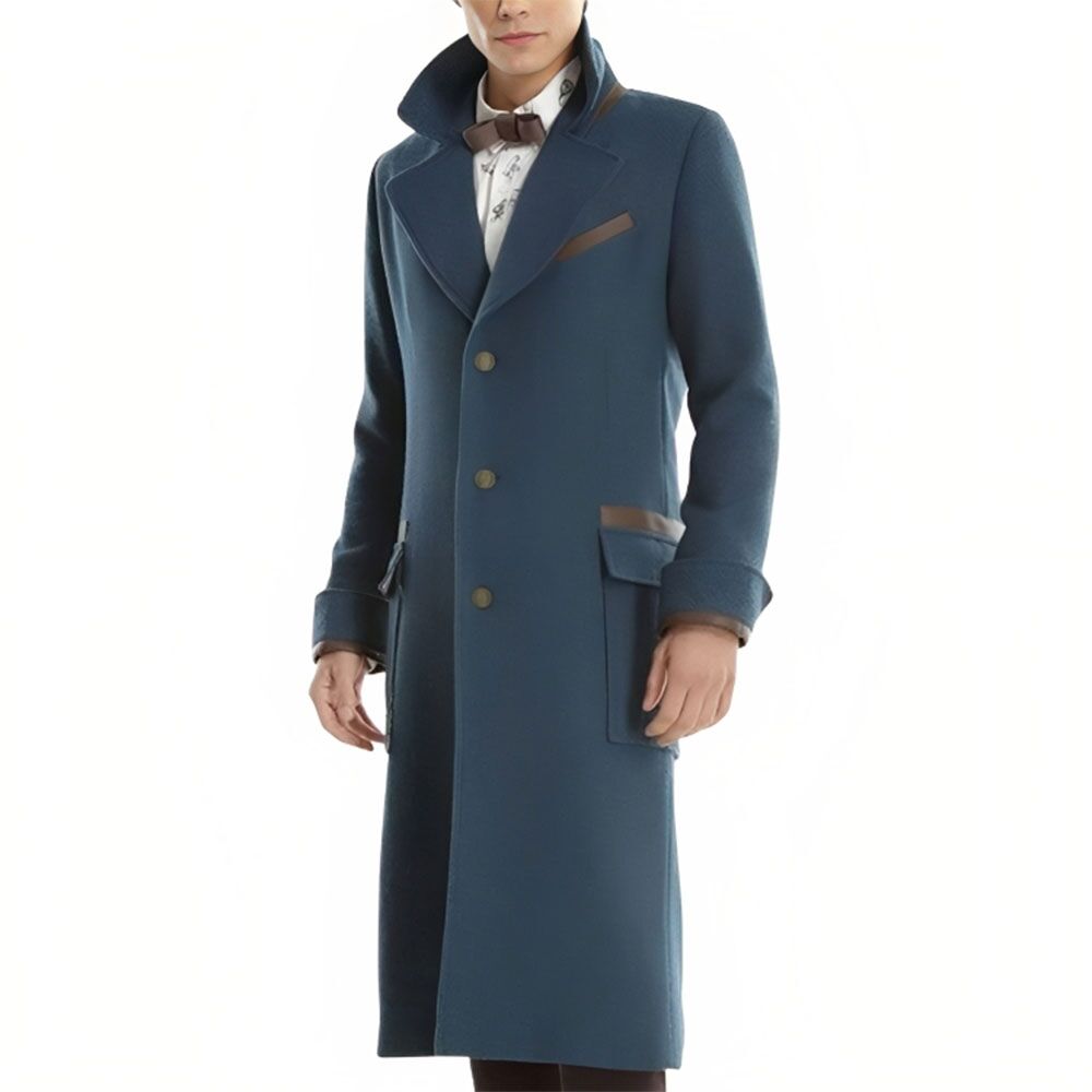 Fantastic-Beasts-Eddie-Redmayne-Newt-Scamander-Coat - Famous Jackets Fantastic Beasts Eddie Redmayne (Newt Scamander) Coat