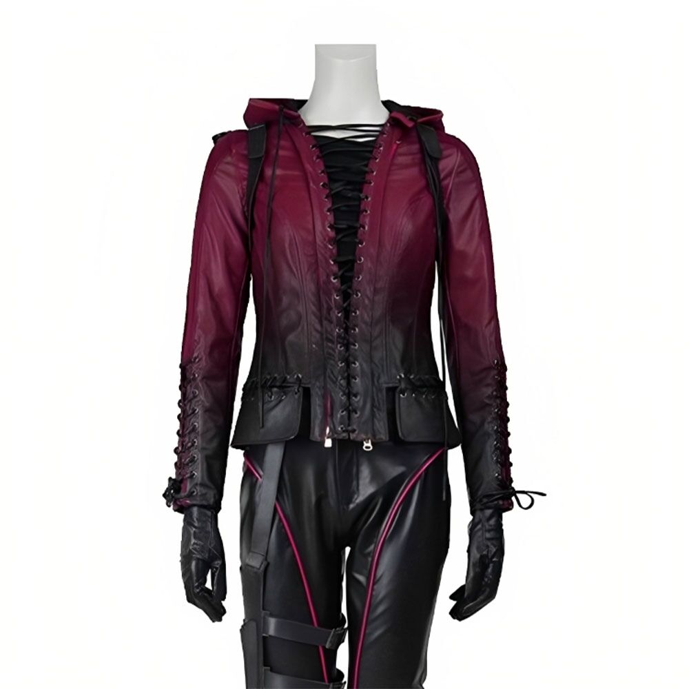 Arrow Willa Holland (Thea Queen) Jacket - Famous Jackets Arrow Willa Holland (Thea Queen) Jacket