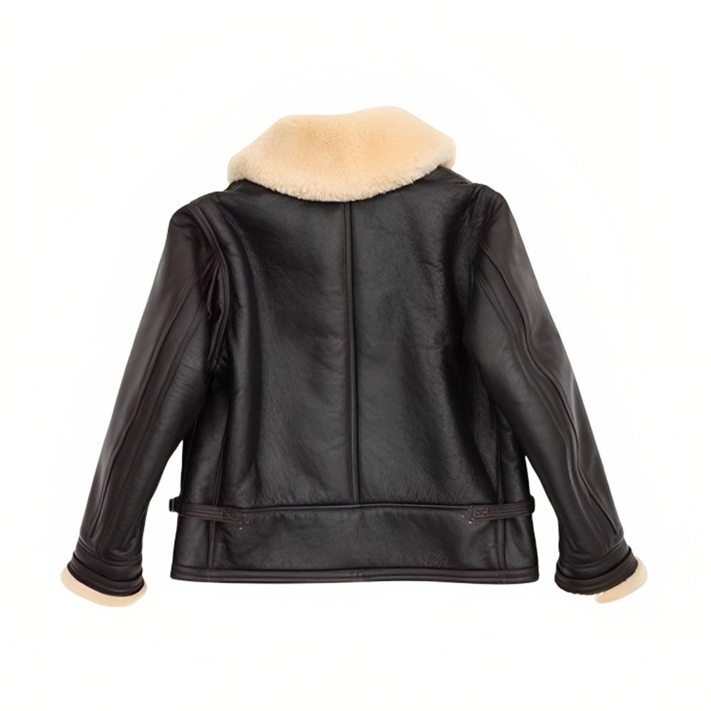 Navy M 445a Flight Shearling Jacket2 - Famous Jackets Navy M 445a Flight Shearling Jacket2