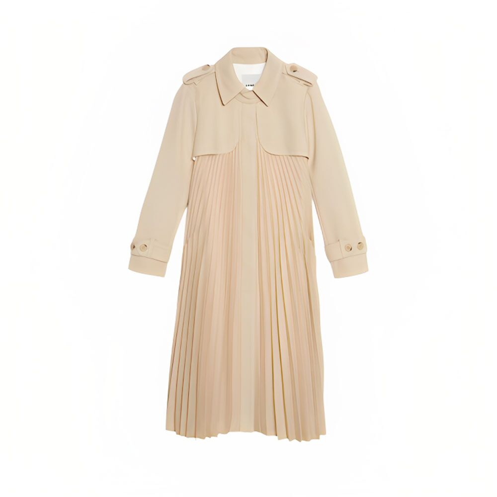 Accused Julia Goldani Telles (Alice Baylor) Pleated Coat3 - Famous Jackets Accused Julia Goldani Telles (Alice Baylor) Pleated Coat3