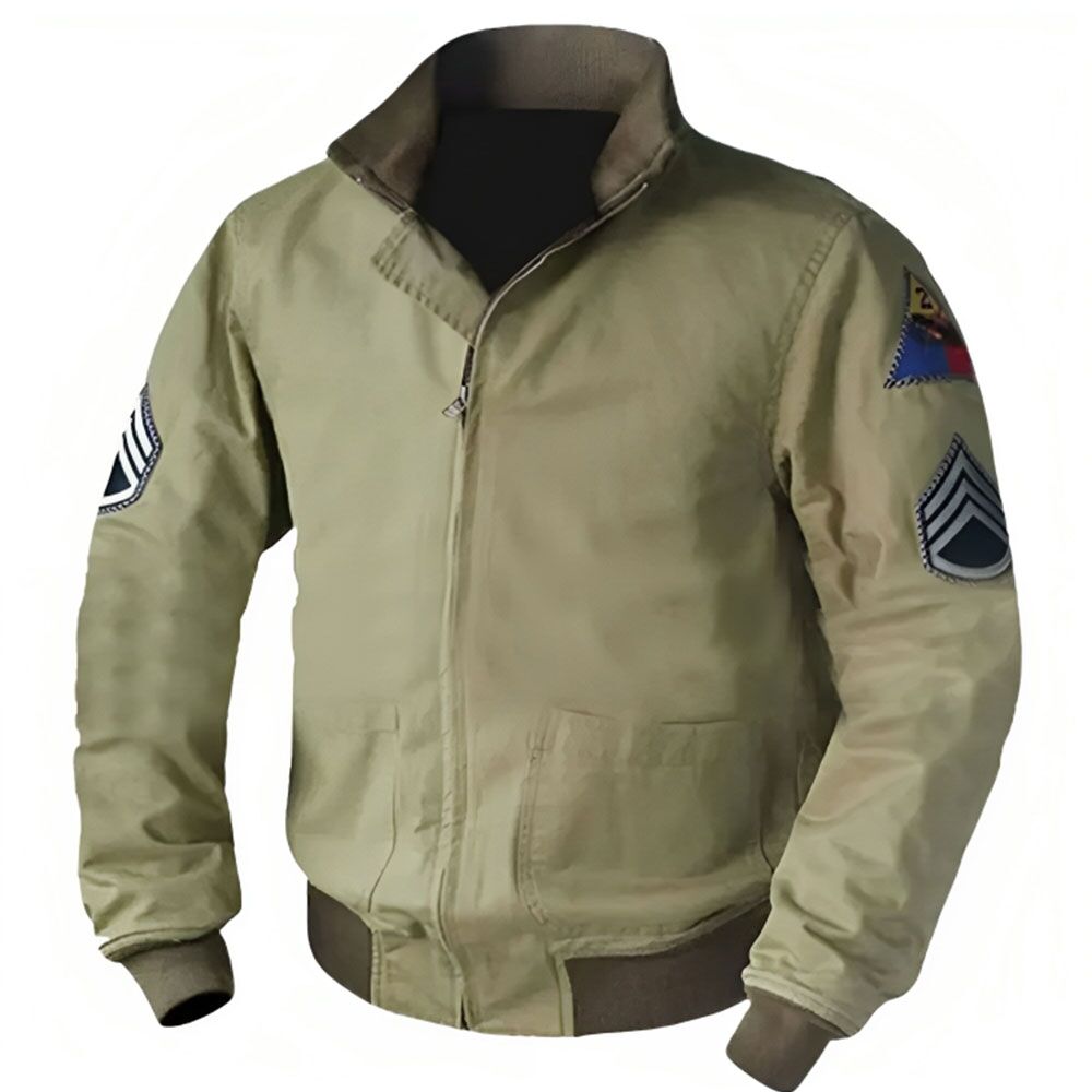 Fury Brad Pitt (Don Wardaddy Collier) Military Jacket - Famous Jackets Fury Brad Pitt (Don Wardaddy Collier) Military Jacket