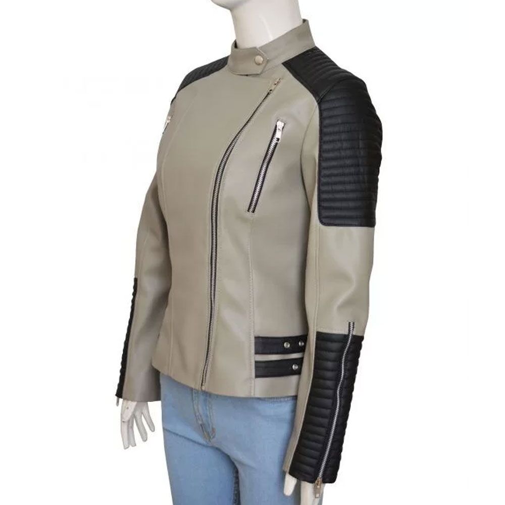 The Walking Dead S05 Christian Serratos (Rosita Espinosa) Quilted Jacket3 - Famous Jackets The Walking Dead S05 Christian Serratos (Rosita Espinosa) Quilted Jacket3