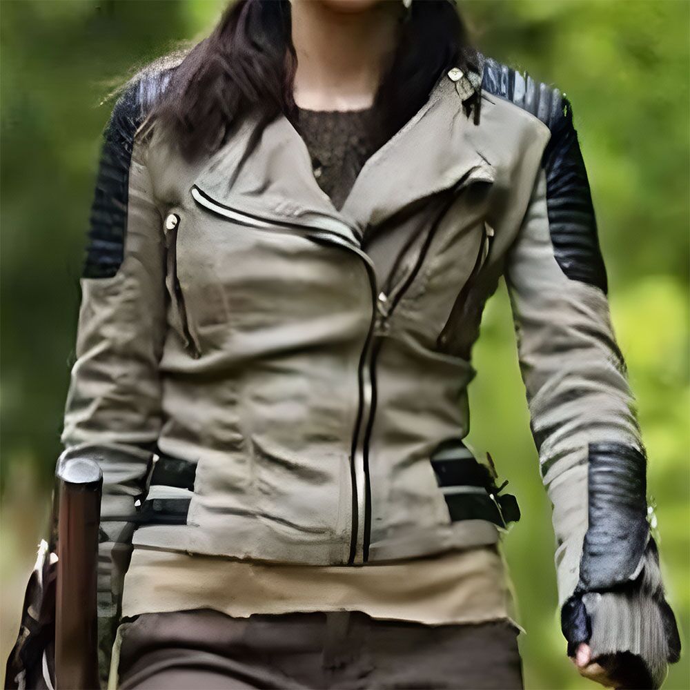The Walking Dead S05 Christian Serratos (Rosita Espinosa) Quilted Jacket4 - Famous Jackets The Walking Dead S05 Christian Serratos (Rosita Espinosa) Quilted Jacket4