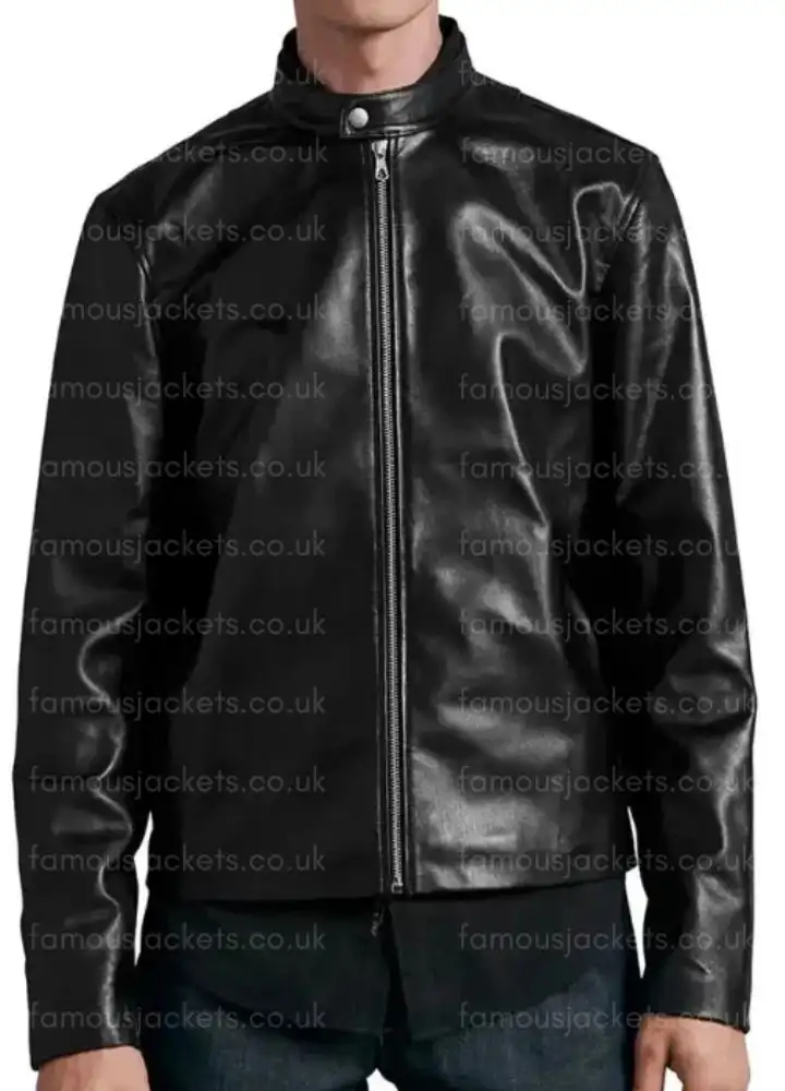 archive-black-cafe-racer-leather-jacket - Famous Jackets