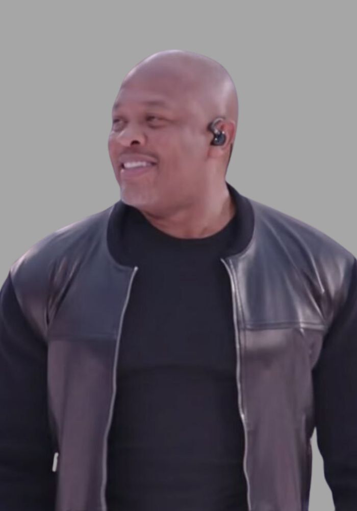 halftime-dr-dre-leather-jacket - Famous Jackets