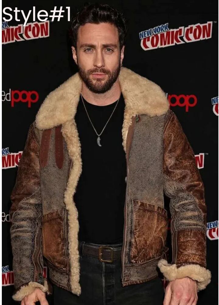 aaron-taylor-johnson-comic-con-the-hunter-shearling-jacket - Famous Jackets aaron-taylor-johnson-comic-con-the-hunter-shearling-jacket.jpg