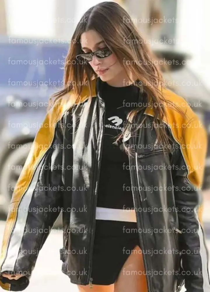 hailey-bieber-leather-jacket - Famous Jackets hailey-bieber-leather-jacket.webp