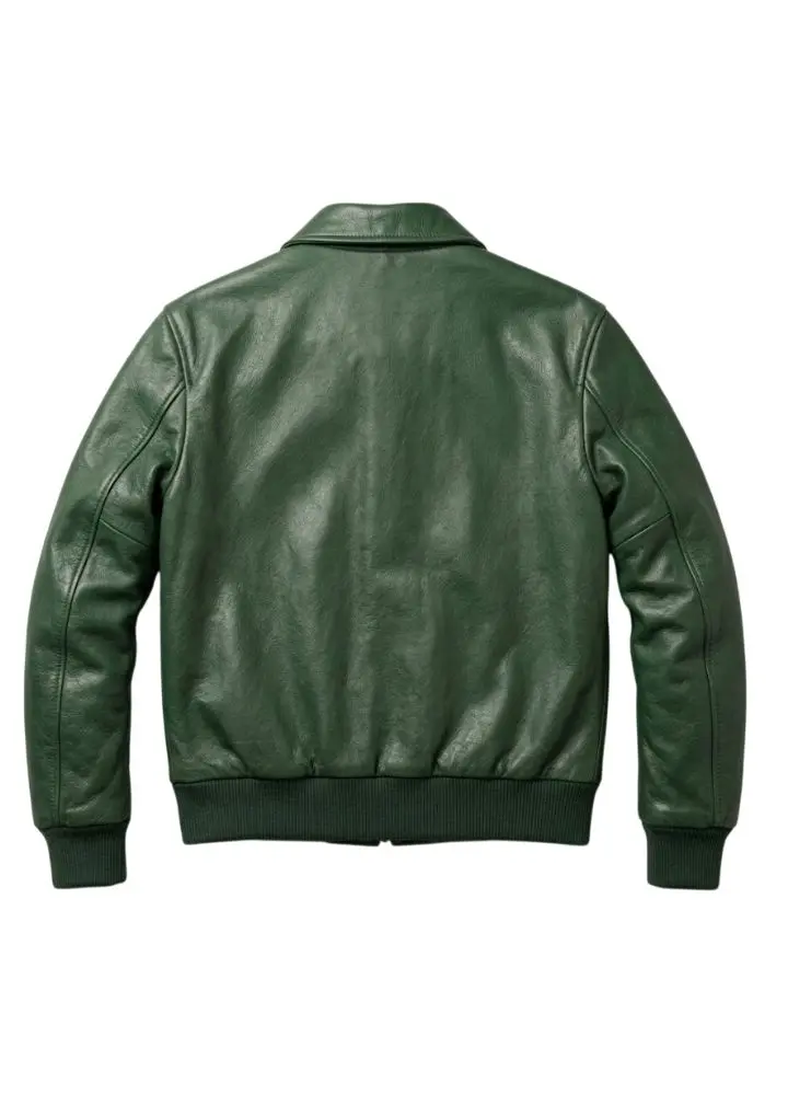 green-leather-aviator-jacket - Famous Jackets green-leather-aviator-jacket.webp