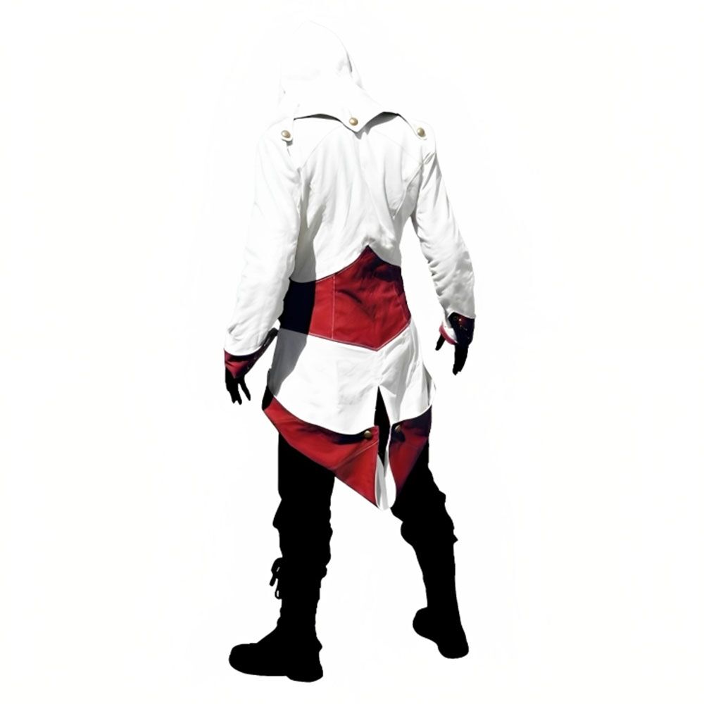 Assassin Creed Connor Kenway Red And White Hoodie Coat2 - Famous Jackets Assassin Creed Connor Kenway Red And White Hoodie Coat2