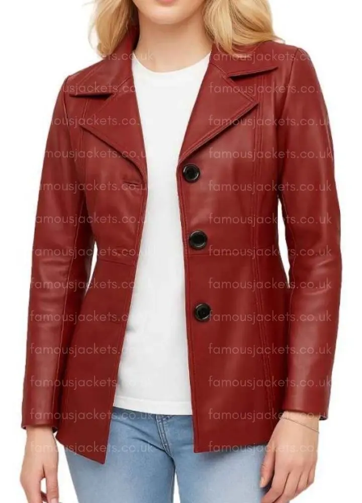 womens-red-leather-blazer - Famous Jackets womens-red-leather-blazer.webp